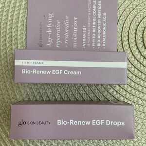 Glo Skin Beauty Bio-Renew EGF Cream and Drops - Travel Duo